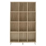 Βιβλιοθήκη Firenze Pakoworld Χρώμα Sonoma 107x28,6x178εκ
