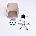 Καρέκλα Γραφείου Εργασίας Xever Pakoworld Βελούδο ροζ