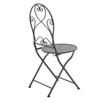 Τραπεζαρία Walen Pakoworld σετ 3τεμ Μέταλλο Μαύρο