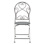 Τραπεζαρία Walen Pakoworld σετ 3τεμ Μέταλλο Μαύρο