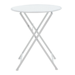 Τραπεζαρία Walen Pakoworld σετ 3τεμ Μέταλλο Λευκό