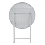 Τραπεζαρία Walen Pakoworld σετ 3τεμ Μέταλλο Λευκό