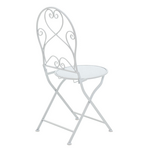 Τραπεζαρία Walen Pakoworld σετ 3τεμ Μέταλλο Λευκό