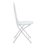 Τραπεζαρία Walen Pakoworld σετ 3τεμ Μέταλλο Λευκό