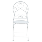 Τραπεζαρία Walen Pakoworld σετ 3τεμ Μέταλλο Λευκό