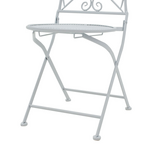 Τραπεζαρία Walen Pakoworld σετ 3τεμ Μέταλλο Λευκό