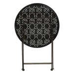 Τραπεζαρία Drill Pakoworld σετ 3τεμ Μέταλλο Χρώμα Χαλκού Antique