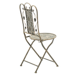 Τραπεζαρία Drill Pakoworld σετ 3τεμ Μέταλλο Χρώμα Χαλκού Antique