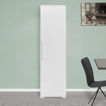 Ντουλάπι-Στήλη Diamond1 Pakoworld Λευκό Gloss 50x35x187εκ