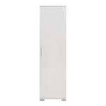 Ντουλάπι-Στήλη Chad1 Pakoworld Λευκό Gloss 45x32x169εκ