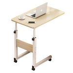 Βοηθητικό Τραπέζι Talf Pakoworld Τροχήλατο Φυσικό-Λευκό 60x40x85εκ