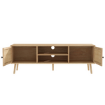 Έπιπλο Τηλεόρασης Oslo Pakoworld Sonoma 150x39x49εκ