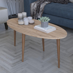 Τραπέζι Σαλονιού Barton Pakoworld Sonoma-Καφέ 90x45x40εκ