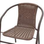 Πολυθρόνα Obbi Pakoworld Μέταλλο-pe Καφέ