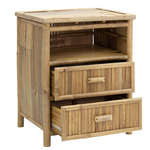Κομοδίνο Ofra Pakoworld Bamboo Φυσικό 56x46x69εκ