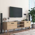 Έπιπλο Τηλεόρασης Sabian Pakoworld Sonoma 180x35x48,5εκ