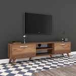 Έπιπλο Τηλεόρασης Sabian Pakoworld Καρυδί 180x35x48,5εκ