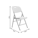 Καρέκλα Catering-Συνεδρίου Πτυσσόμενη Zora Pakoworld Λευκό