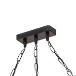 Φωτιστικό Οροφής Τρίφωτο pwl-1027 Pakoworld ε27 Φυσικό-Μαύρο 48.5x10x47εκ