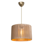 Φωτιστικό Οροφής Μονόφωτο pwl-1118 Pakoworld ε27 Φυσικό Φ30x75εκ