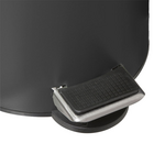 Κάδος Απορριμμάτων 3l Nature Pakoworld Μεταλλικός Ανθρακί-Φυσικό