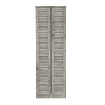 Παπουτσοθήκη-Ντουλάπα Sante Pakoworld 21 Ζευγών σε Antique Ανθρακί 60x37x183εκ