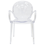 Πολυθρόνα Flair Pakoworld pc Διαφανές