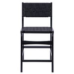 Σκαμπό Μπαρ Ridley Pakoworld Ξύλο-pu Μαύρο