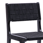 Σκαμπό Μπαρ Ridley Pakoworld Ξύλο-pu Μαύρο