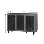 Παπουτσοθήκη-Ντουλάπι Ronan Pakoworld Χρώμα Καρυδί 105x35x66εκ