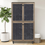 Παπουτσοθήκη-Ντουλάπι Ronan Pakoworld Χρώμα Καρυδί 70.5x35x122εκ