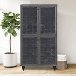 Παπουτσοθήκη-Ντουλάπι Ronan Pakoworld Χρώμα Wenge 70.5x35x122εκ