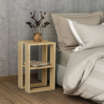 Κομοδίνο Passion Pakoworld oak 34x30x55εκ