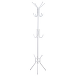 Καλόγερος Ρούχων Piero Pakoworld Μέταλλο Λευκό Φ44x181εκ