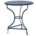 Τραπέζι Noah Pakoworld Μεταλλικό Μπλε Φ70x72εκ