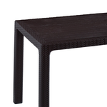 Τραπέζι Explore Pakoworld με uv Protection pp Καφέ 150x90x73.5εκ