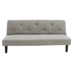 Καναπές-Κρεβάτι Breathe Pakoworld Ύφασμα Γκρι 167x77x73εκ