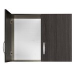 Πατάρι Ντουλάπας Zelia Pakoworld Δίφυλλο Wenge eo 79x42x60εκ