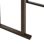 Τραπέζι Μπαρ Tenor Pakoworld Φυσικό Ξύλο Rubberwood-μdf Καρυδί 150x90x91.5εκ