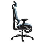 Καρέκλα Γραφείου Διευθυντή με Υποπόδιο Verdant Pakoworld Premium Quality Mesh Χρώμα Μπλε