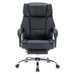 Καρέκλα Γραφείου Διευθυντή Thrive Pakoworld Premium Quality Μηχανισμός Massage-Θερμαινόμενη Πλάτη pu Μαύρο