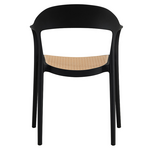 Πολυθρόνα Ember Pakoworld με uv Protection pp Μπεζ-Μαύρο 52.5x56.5x81εκ.