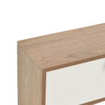 Έπιπλο Τηλεόρασης Salon Pakoworld Χρώμα Καρυδί-Λευκό 120x25x37εκ