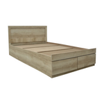Κρεβάτι Μονό Nalos Pakoworld με Συρτάρι Castillo-oak 100x200εκ