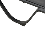 Ξαπλώστρα με Μπράτσα Attain Pakoworld Αλουμίνιο και Textilene σε Γκρι Απόχρωση 200x62x35