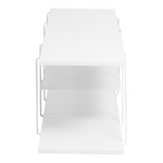 Έπιπλο Τηλεόρασης Tars Pakoworld Λευκό 120x30x33εκ