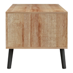 Τραπέζι Σαλονιού Skyfi Pakoworld Πολυμορφικό Φυσικό-Ανθρακί 100x60x45εκ