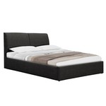 Κρεβάτι Διπλό Violaine Pakoworld Ύφασμα Ανθρακί με Αποθηκευτικό Χώρο 160x200εκ