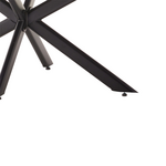 Τραπέζι Bethan Pakoworld Sintered Stone Γκρι Cement-Μαύρο 180x90x75εκ