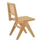 Καρέκλα Brenin Pakoworld Φυσικό Rubberwood 45x56x82εκ